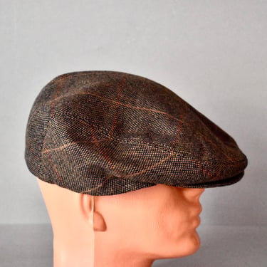 Vintage Gentleman Wool Cap C.A.N.D.A Men’s Hat 