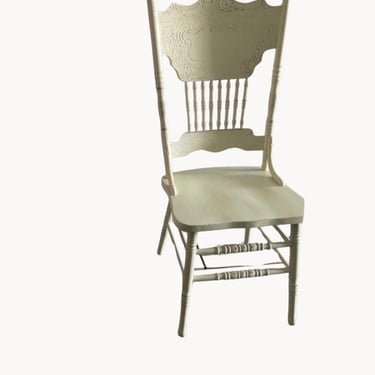 Custom for Farmhouse Shabby Chic Dining Chairs Custom Colors Available 1 antique yellow  chair 