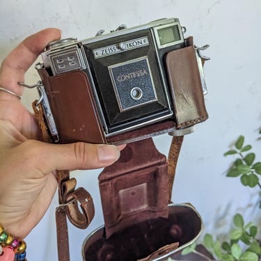 Vintage German Zeiss Ikon Contessa Folding 45mm Camera 