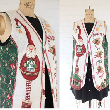 1990's Ugly Christmas Vest Dress 