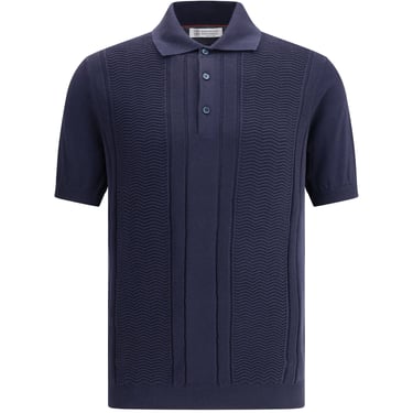 Brunello Cucinelli Men Knit Polo Shirt