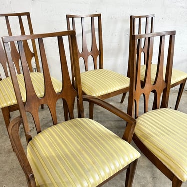 Broyhill Brasilia Mid Century Dining Chairs Set of 6 