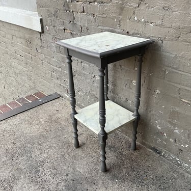 Faux Marble Plant Stand