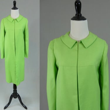 60s Spring Green Coat - Easter Sunday Jacket - Vintage 1960s - S 