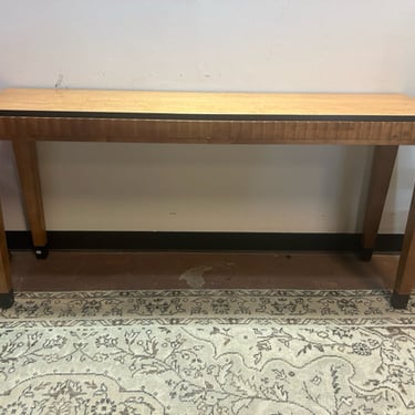 Contemporary Maple Console Table