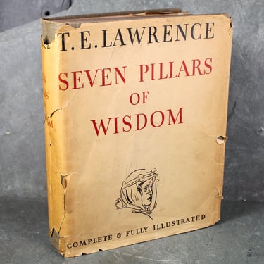 Seven Pillars of Wisdom: A Triumph by T.E. Lawrence | 1935 FIRST EDITION | First Trade Edition | Illustrated Autobiography | Bixley Shop 