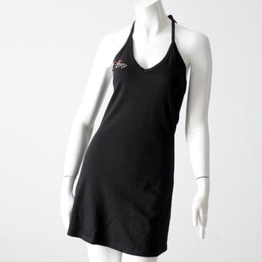 vintage Anna Sui dress, 90s black dress 