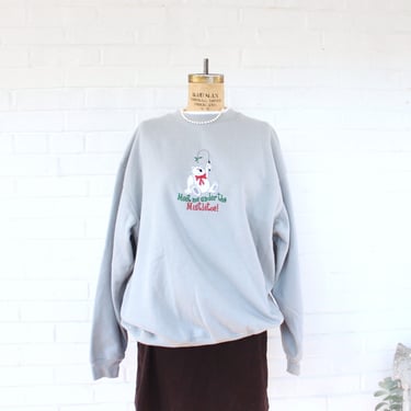 1990's Comfy Mistletoe Sweatshirt 