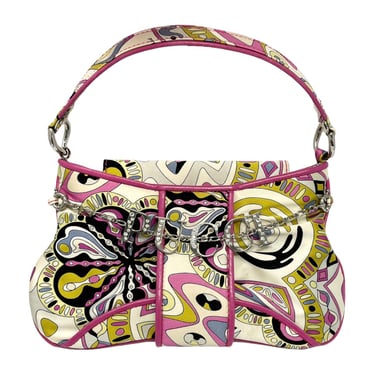 Pucci Multicolor Mini Print Charm Shoulder Bag
