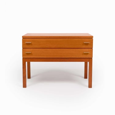 1960s Danish Mid-Century Nightstand / Side Table 