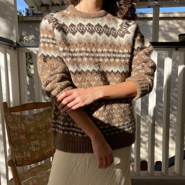 Icelandic style wool sweater 