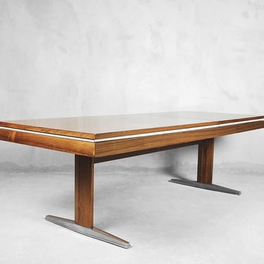 German Rosewood Adjustable Table from E.M.Ü, 1960s 