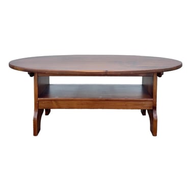 Ethan Allen Country Craftsman Pine Coffee Table 