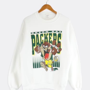 Vintage 1993 Green Bay Packers Looney Tunes NFL Crewneck Sweatshirt