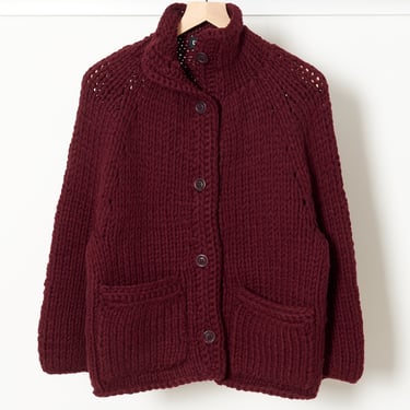 So Wool Cardigan Blackberry