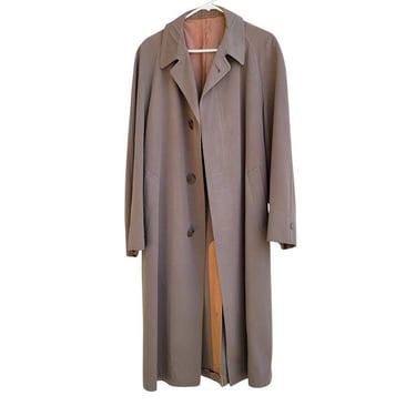 Trench Coat Stormaway Khaki Men's 44L 1960's London NY Imperial Weatherproof 