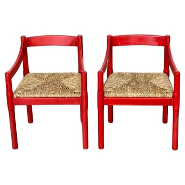 Vico Magistretti "Carimate" Dining Chairs for Cassina