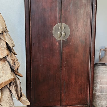 Antique Chinese Elm Cabinet/Armoire 