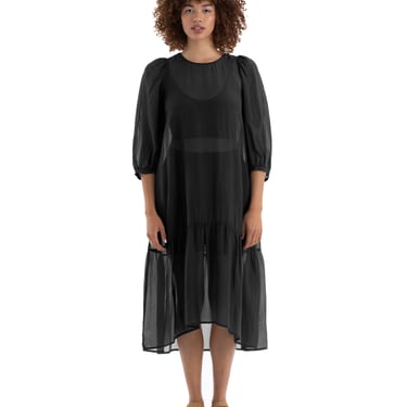 SAMPLE - PEASANT DRESS - BLACK