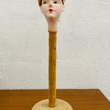 Doll Head Hat Stand