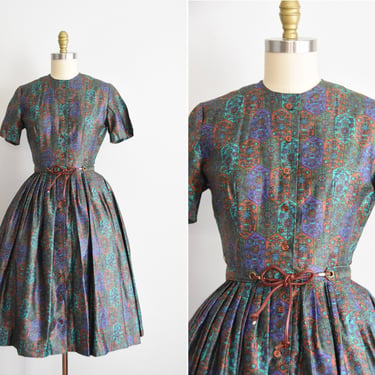 1950s Kaleidoscope dress 