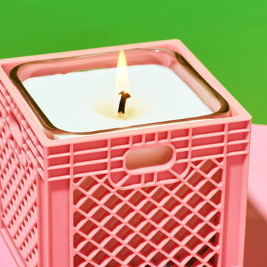 Milk Crate Candle