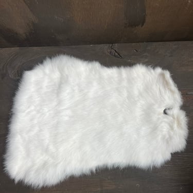Small White Rabbit Pelt