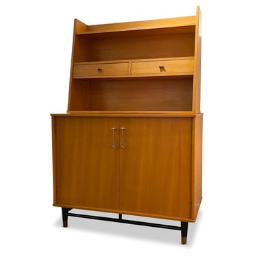 Milo Baughman for Drexel's New Todays Living Credenza with Open-top Hutch, Circa 1950s - *Please ask for a shipping quote before you buy. 