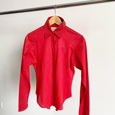 Vintage 90's Todd Oldham Shirt, Designer Vintage, S 