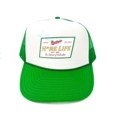 H ST NE Life Mesh & Foam Snapback (Green/White)