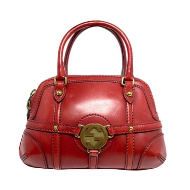Gucci Red Monogram Mini Bag