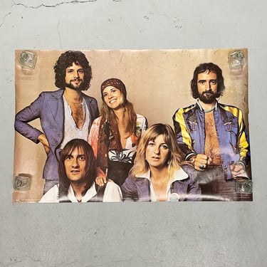 1970s Fleetwood Mac Poster from Scotland - 1978 Original Rock and Roll Wall Art - 24' X 36 - Pace International Posters 