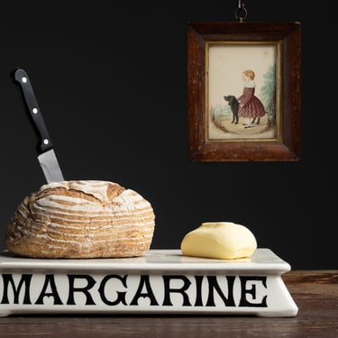 Ironstone Margarine Slab / Miniature Painting