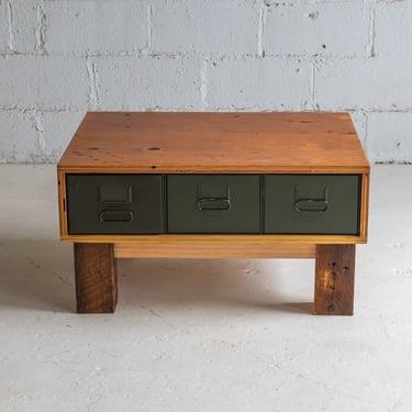 Industrial 3 Drawer Coffee Table