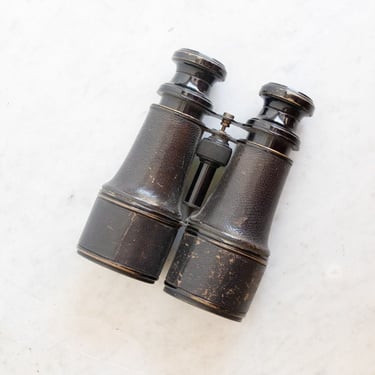 Vintage Leather Binoculars