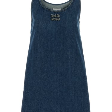 Miu Miu Women Denim Mini Dress