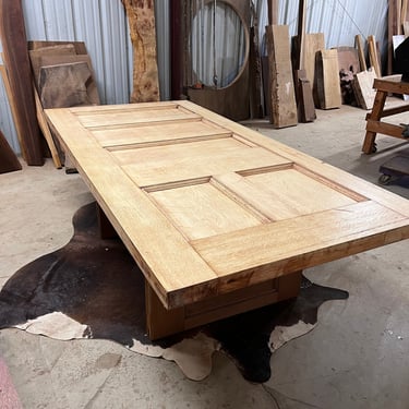 Reclaimed Wood Door Table 