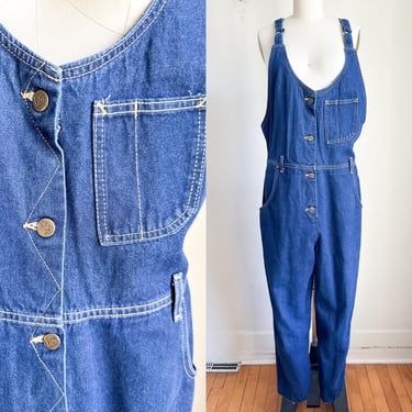 Vintage 1980s Lee Denim Overalls / M 