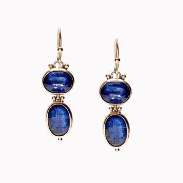 Kyanite Double Drop Earrings