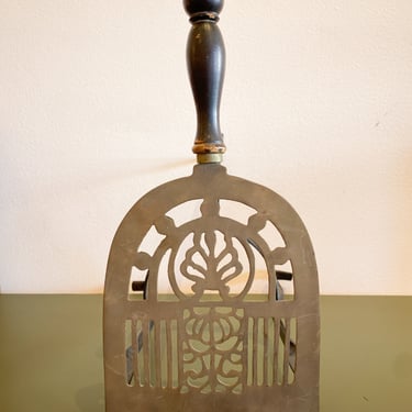 18th Century Brass &amp; Iron Fireplace Hearth Trivet