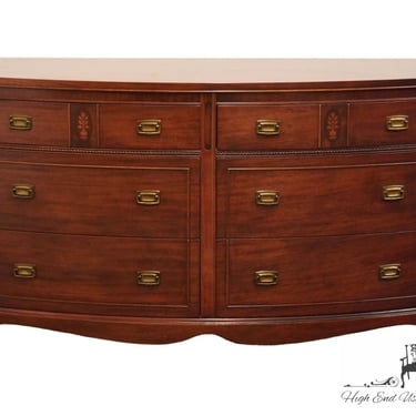 HICKORY MANUFACTURING Mahogany Traditional Duncan Phyfe Style 56" Double Dresser 4902 