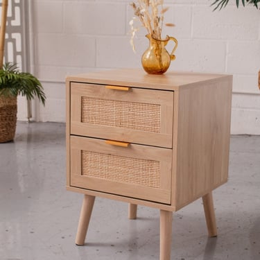 Parker Double Drawers Night Stand