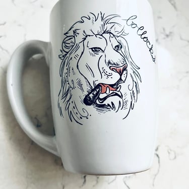 Dirty Dishes Savanna Style Lion with Cigar Mug by My Own Regret by LeChalet