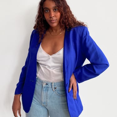 Cobalt Dior Blazer