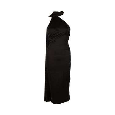 Alexander McQueen Black Wrap Dress