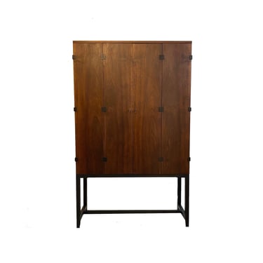 Vintage Milo Baughman for Directional Bar Cabinet 