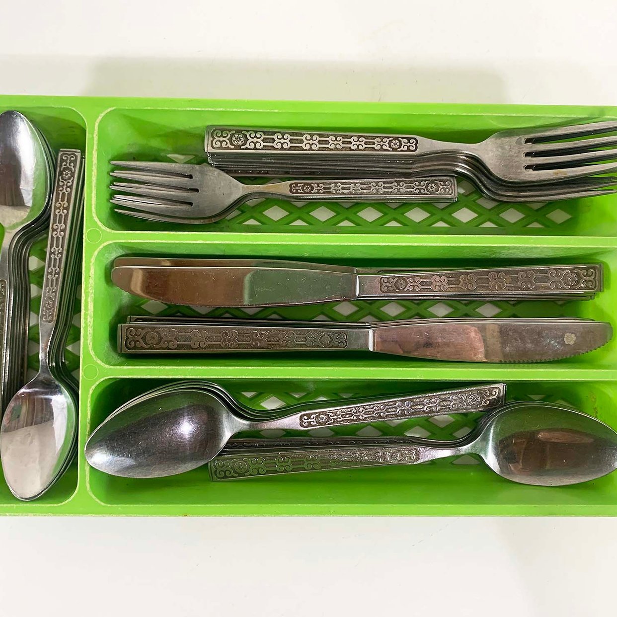 Vintage Mid Century Flatware Danish Modern Silverware Set | Check ...