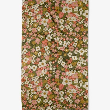 Gilded Garden Tea Towel By Geometry