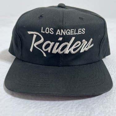 Vintage Los Angeles Raiders Sports Specialties Script Hat