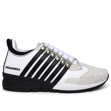 Dsquared2 Man Dsquared2 Legend White Leather Sneakers
